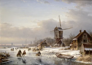 Een winterlandschap